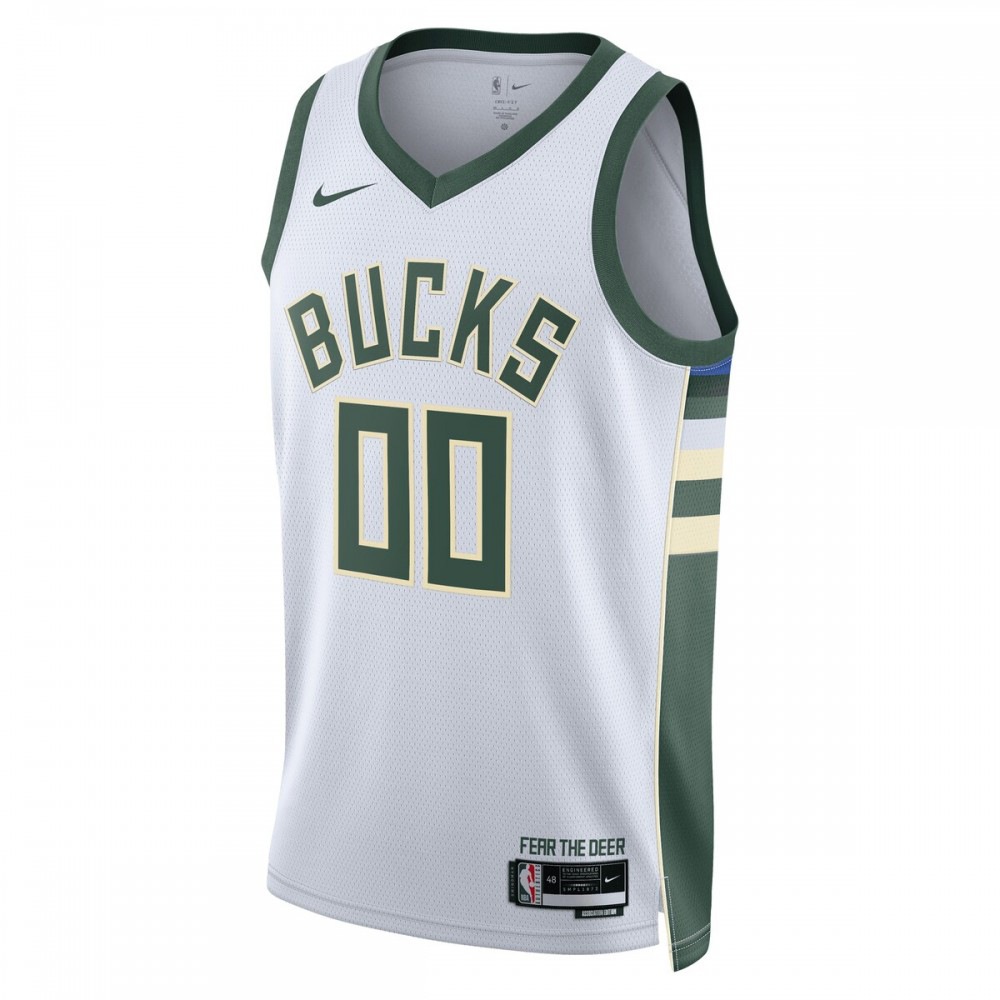 Milwaukee Bucks Unisex 2022/23 Swingman Custom Jersey White - Association Edition-Pro Kit Vault | Brand New 26/27 Sports Jerseys